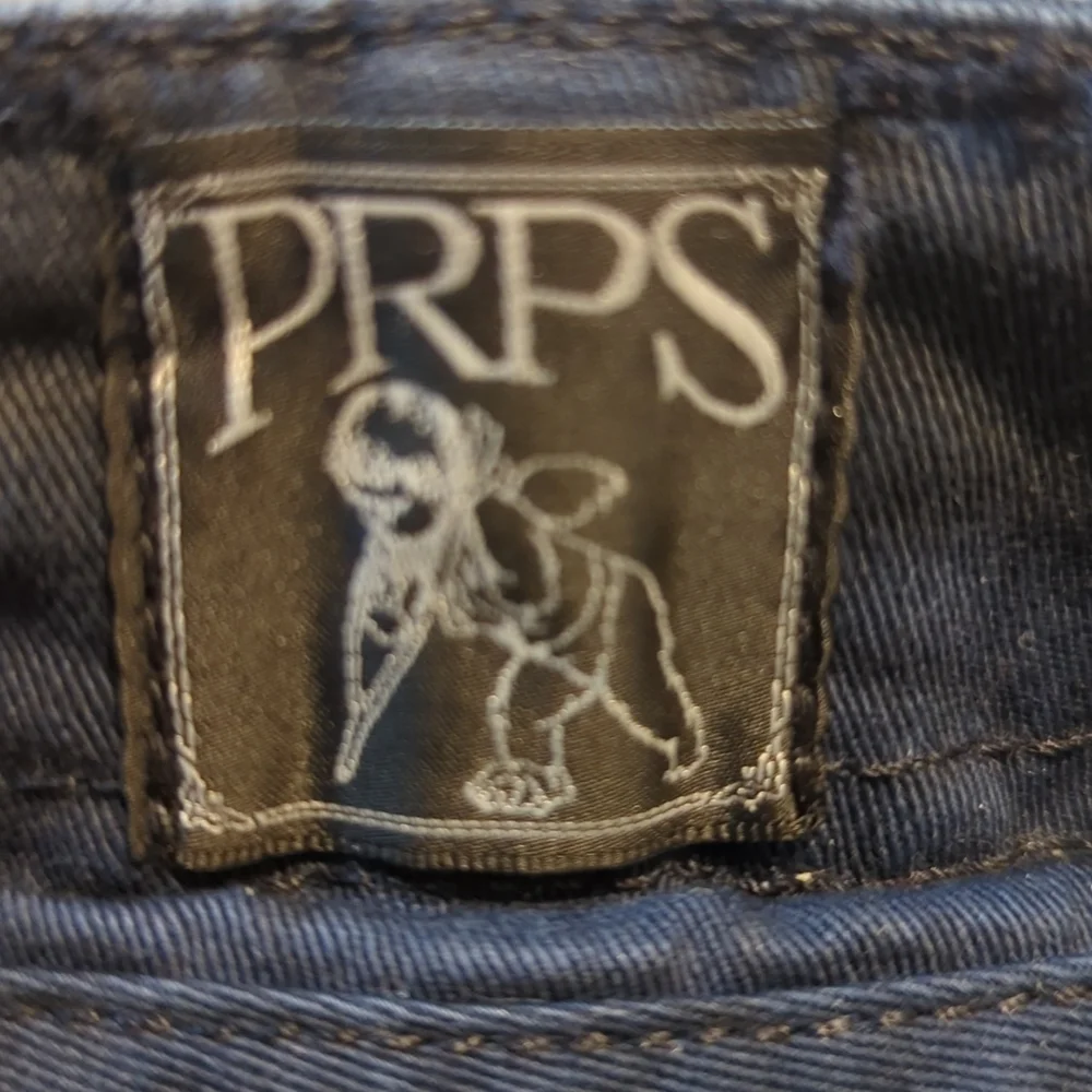 NWOT...PRPS Navy Side Zipper Skinny Pants...Size 33 - Picture 7 of 9